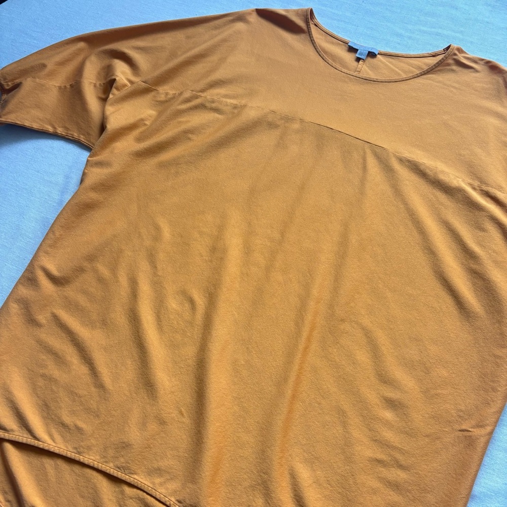 COS Oversized Short Sleeve Shirt Orange L | Minimal Modern - Picture 3 of 7